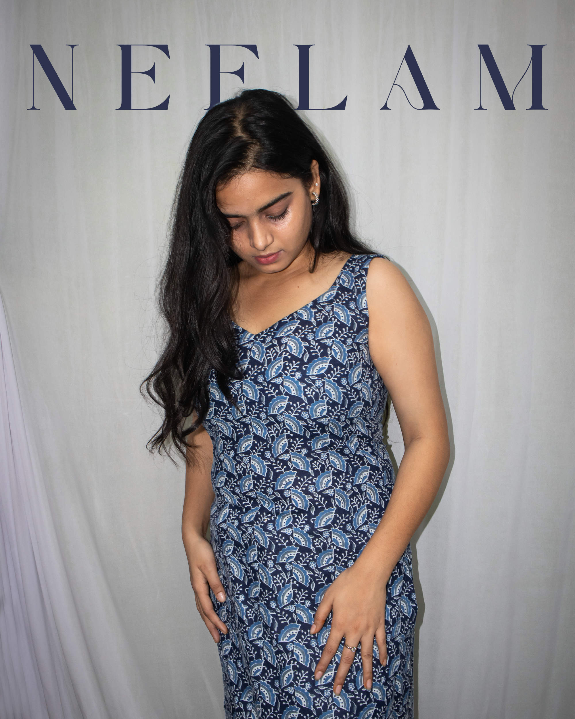Neelam Long Sleeveless Kurti