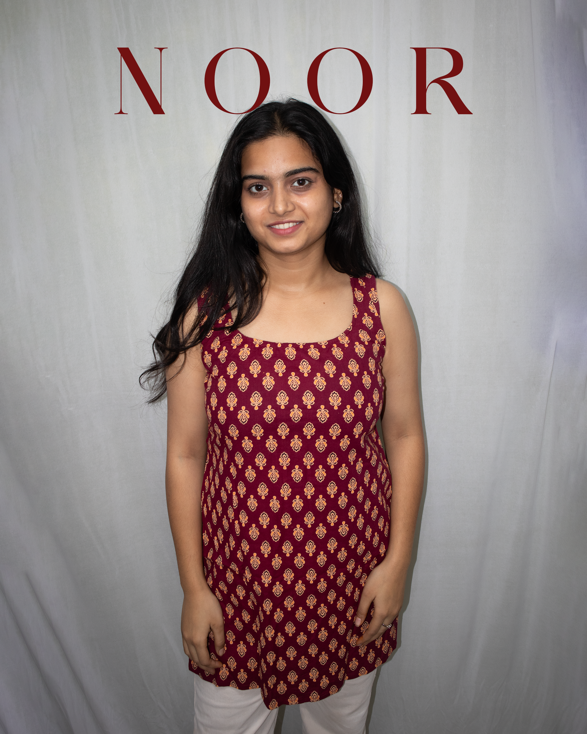 Noor Sleeveless Kurti