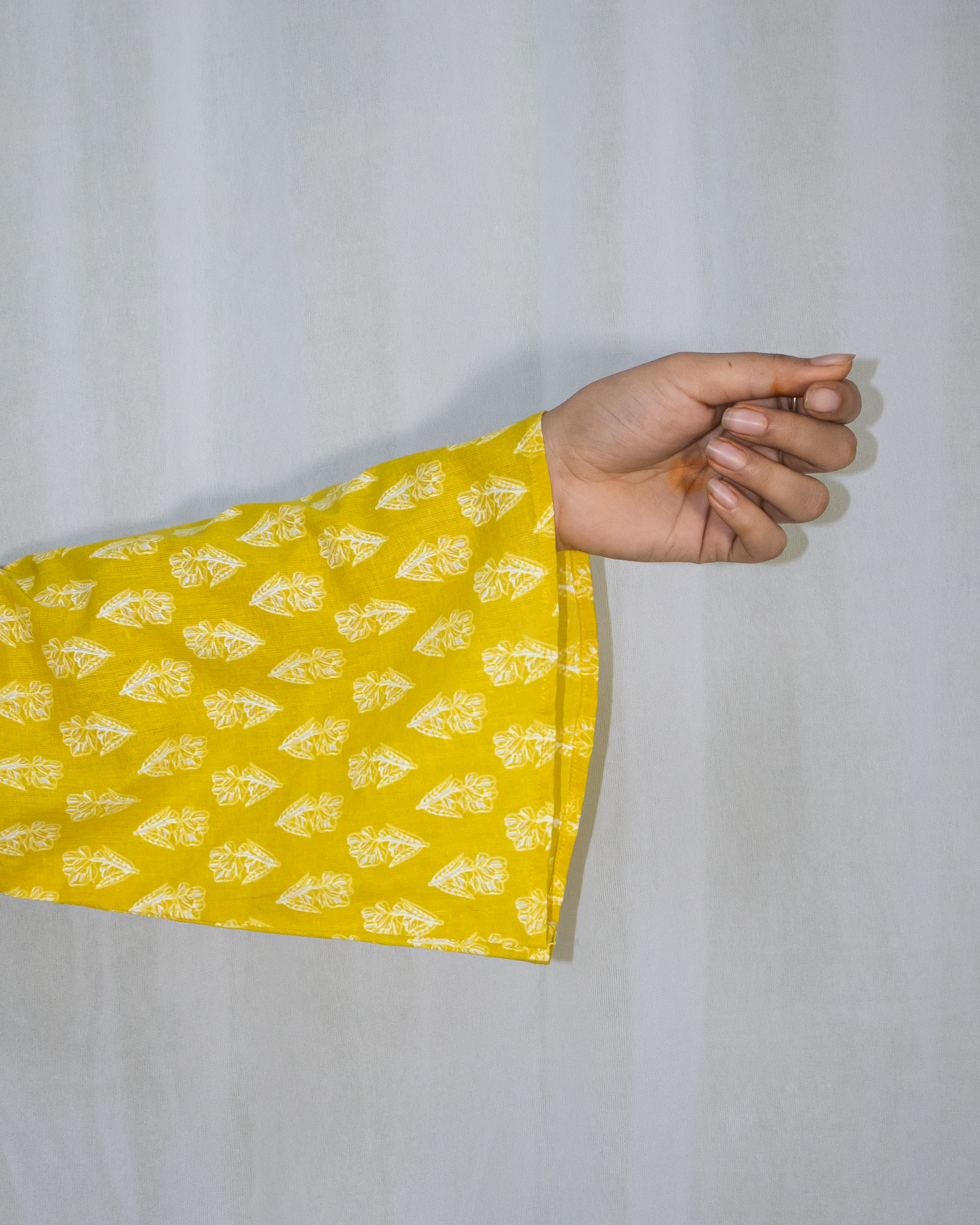 Kusum V-Neck Bell Sleeve Kurti