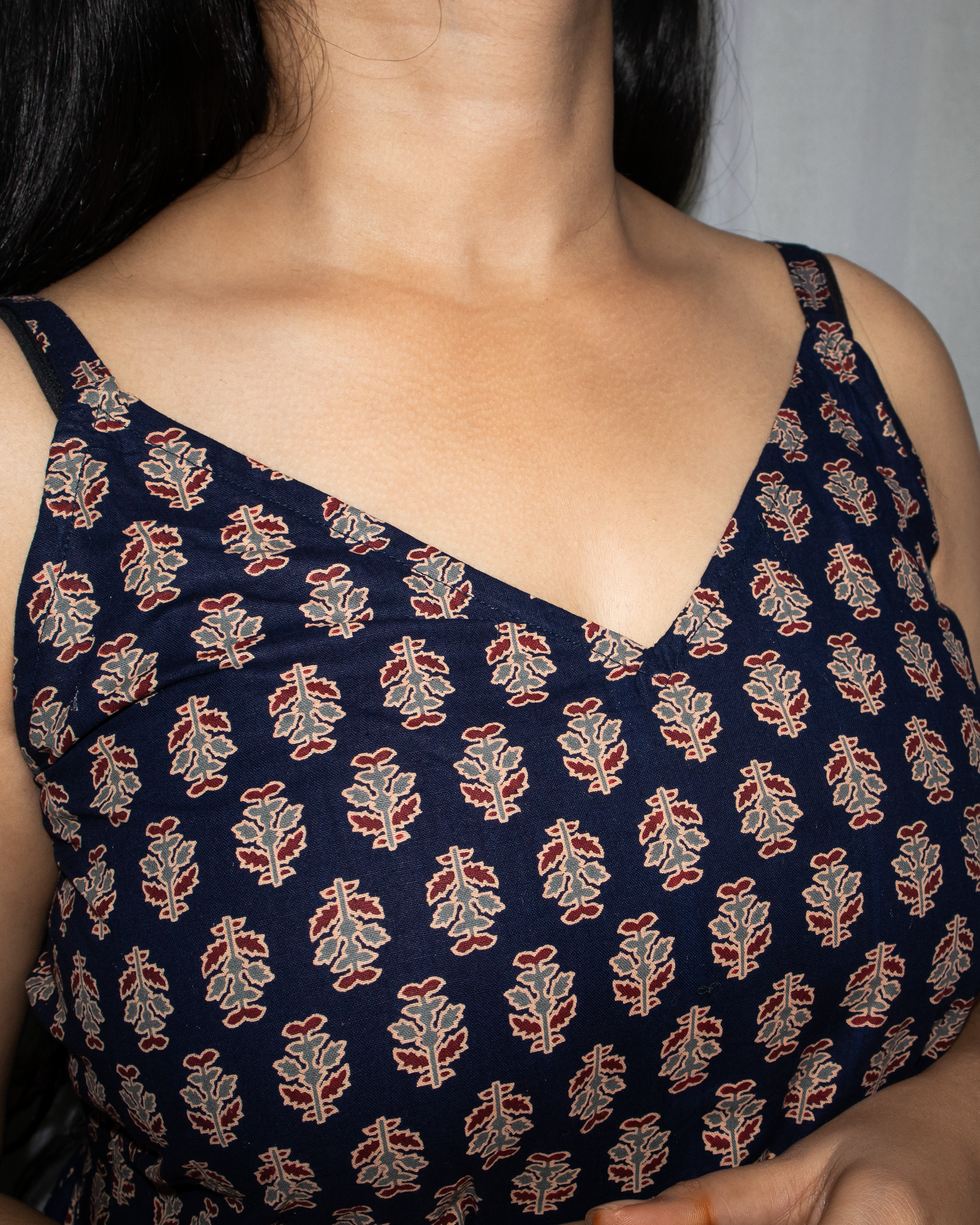 Inaya Sleeveless Flared Top